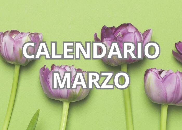 Calendario marzo